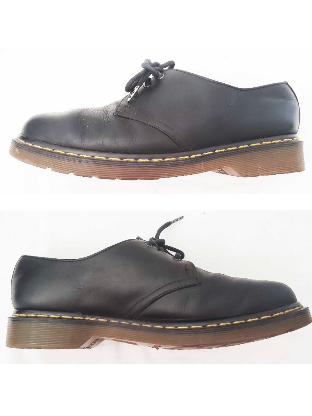 Dr. Martens For Life Unisex 13377 Black Leather Oxford Shoes Low Top 10 M / 11 L